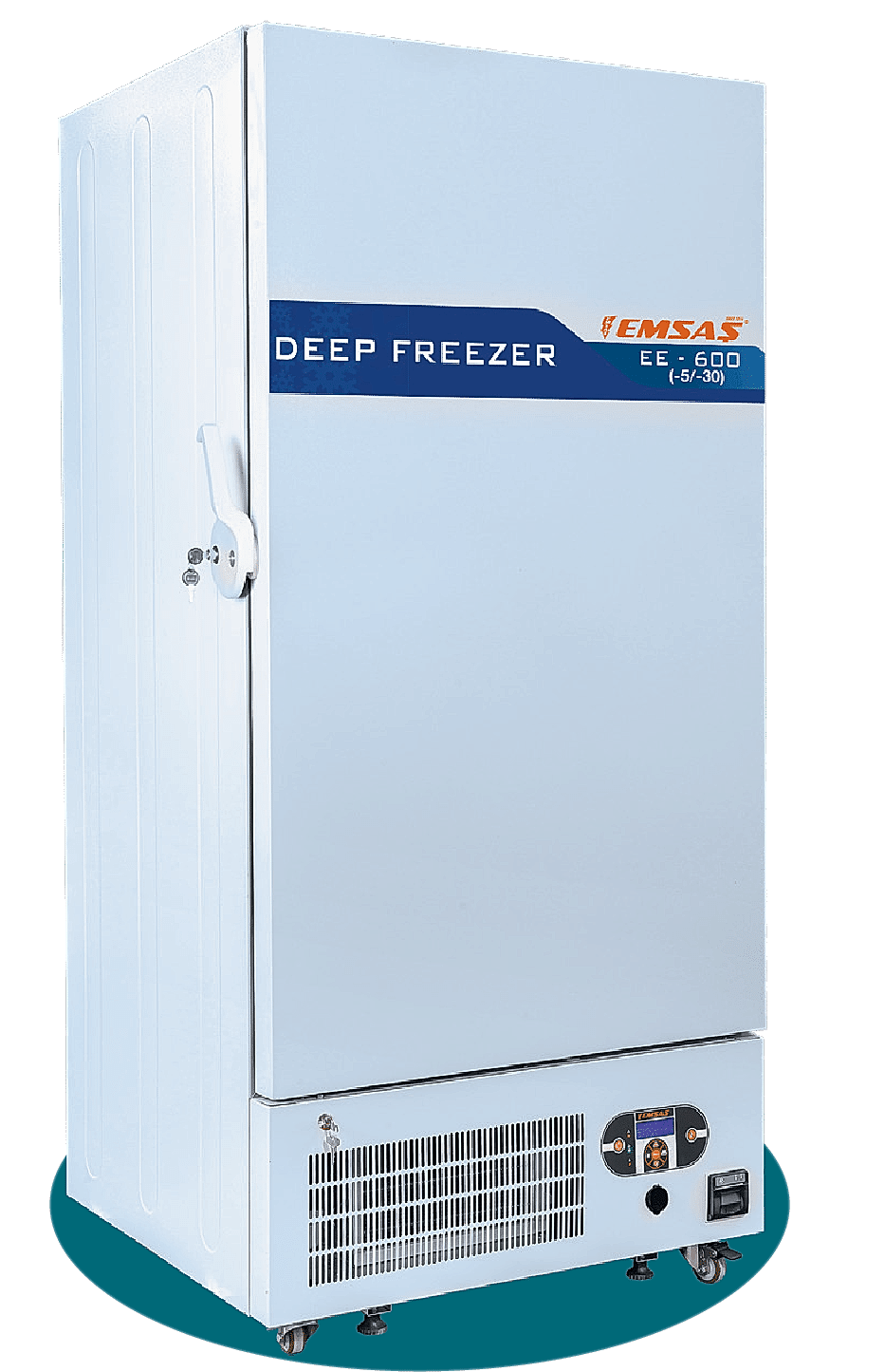 EE 600 Laboratuvar dondurucu ve plazma dondurucu, -5°C ile -30°C arasındaki sıcaklık aralığında biyolojik örneklerin güvenli bir şekilde saklanmasını sağlar. Bu cihaz, plazma ve diğer biyolojik örneklerin uzun süreli depolama için mükemmel bir çözümdür. Laboratuvar ve plazma saklama cihazı olarak, yüksek performansı ile güvenilir ve verimli bir kullanım sunar.(lab freezer, plazma dondurucu)