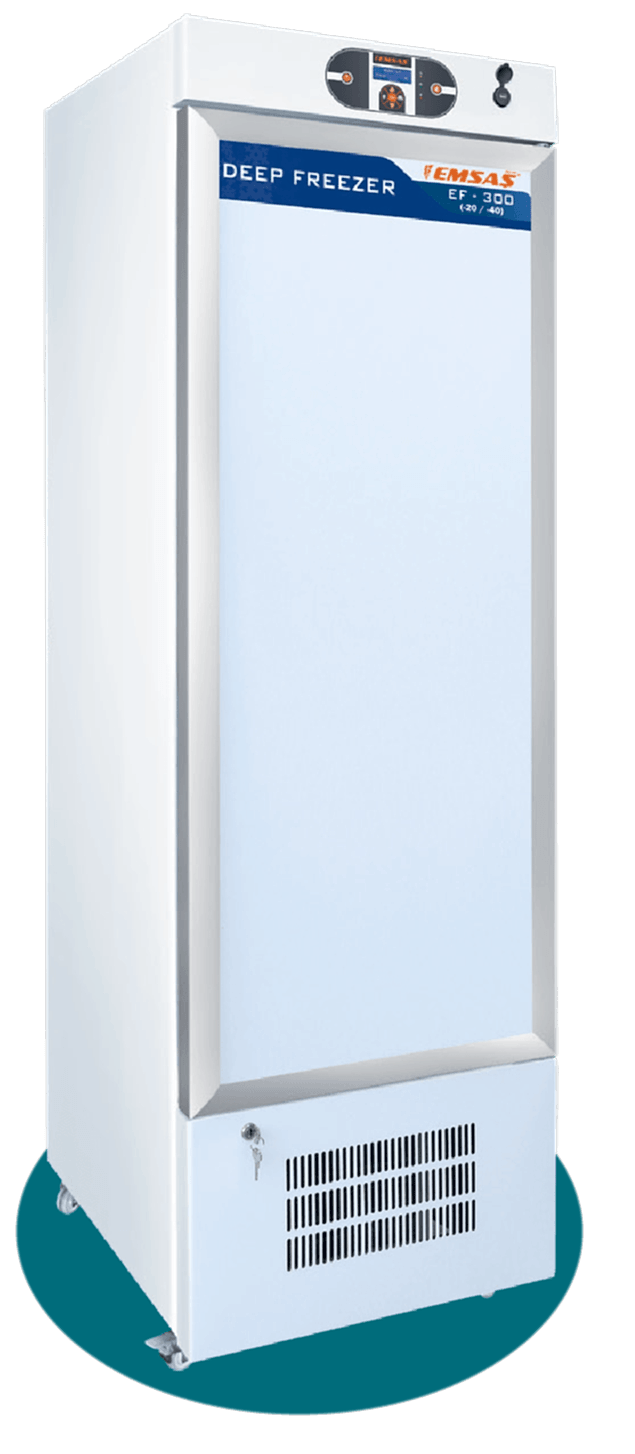 Laboratuvar dondurucu ve plazma dondurucu, -20°C ile -40°C arasındaki sıcaklık aralığında biyolojik örneklerin güvenli bir şekilde saklanmasını sağlar. Bu cihaz, plazma ve diğer biyolojik örneklerin uzun süreli depolama için mükemmel bir çözümdür. Laboratuvar ve plazma saklama cihazı olarak, yüksek performansı ile güvenilir ve verimli bir kullanım sunar.(lab freezer, plazma dondurucu)